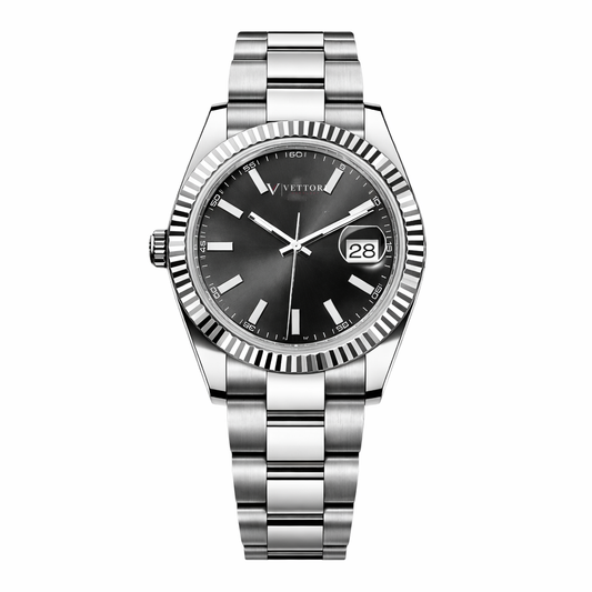 Vettori Classic Date 41mm – Graphite Dial